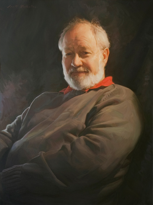ACTOR, DIRECTOR CHARLES SIEBERT - oil portrait by artist Scott Wallace Johnston