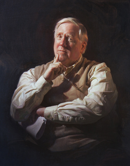 PETER DEVINE - oil portrait by artist Scott Wallace Johnston