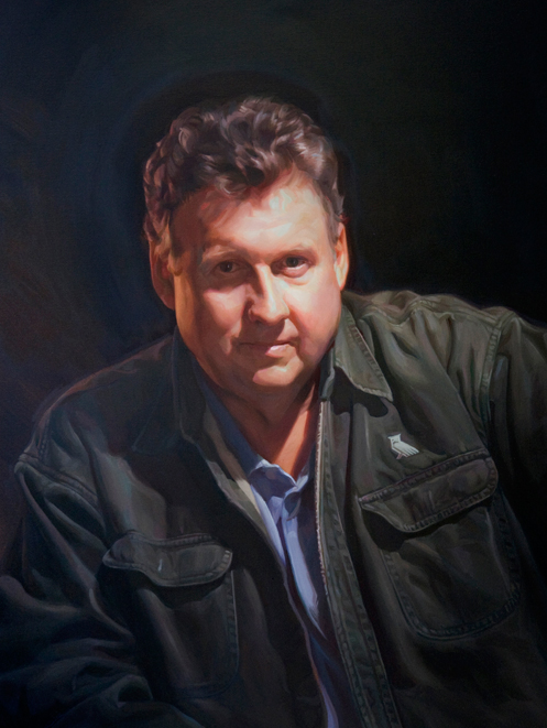 HUNT BURDICK - oil portrait by artist Scott Wallace Johnston